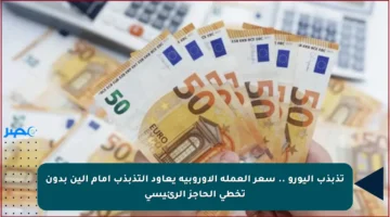 تذبذب اليورو .. سعر العملة الأوروبية يعاود التذبذب أمام الين بدون تخطي الحاجز الرئيسي